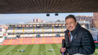 Rafa, locutor do Rayo — foto ilustrativa