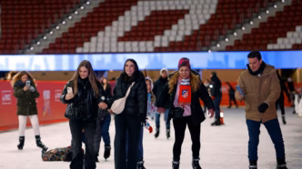 Estádio Metropolitano pista de gelo — foto ilustrativa