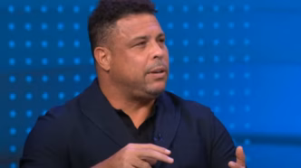 Ronaldo Fenômeno em seu novo hub esportivo 'Rede Ronaldo'.