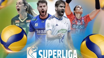 Abertura oficial da Superliga Feminina 25/26 com destaque para as jogadoras.