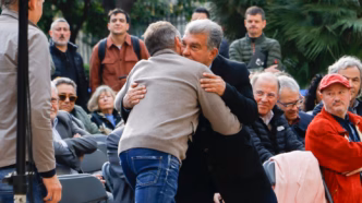 Laporta visita vestiário — foto ilustrativa