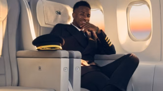 Vini Jr. em evento esportivo promovendo sua carreira.