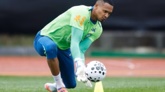 John goleiro da seleção brasileira celebra primeira convocação