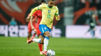 Paulo Henrique em sua estreia pela Seleção Brasileira com a camisa 13.