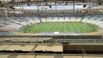 Maracanã antes de Flamengo x Palmeiras, um dos palcos do futebol brasileiro.