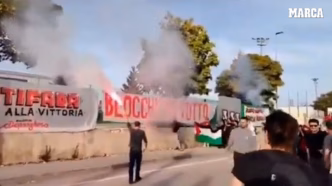Protestos Itália contra Israel — foto ilustrativa