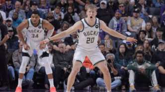 AJ Green em ação pelo Milwaukee Bucks.