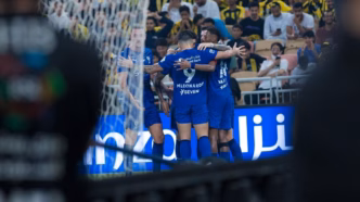 Al-Hilal em campo pela Liga Saudita.