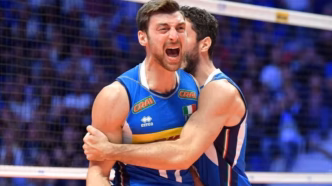 Simone Anzani comemora título do Mundial de Vôlei 2025