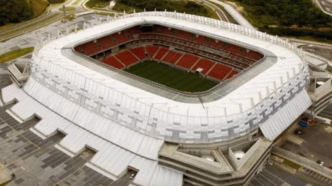 Arena Pernambuco, estádio que receberá o confronto entre Sport e Flamengo pelo Campeonato Brasileiro.