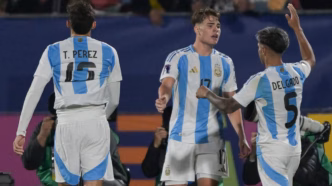 A Argentina venceu a Colômbia pelo Mundial Sub-20.