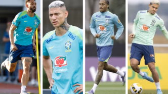 Matheus Cunha, Richarlison, João Pedro e Pedro são os principais candidatos à camisa 9 da Seleção Brasileira para a Copa do Mundo.