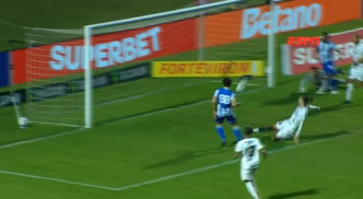 Gol perdido por JP na vitória do Avaí por 3 a 0 contra o Volta Redonda pela Série B 2025