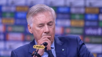 Carlo Ancelotti, técnico da Seleção Brasileira, em coletiva de imprensa.