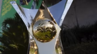 Taça do Brasileirão, símbolo da principal competição de futebol do Brasil.