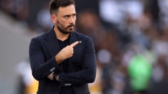 Davide Ancelotti, técnico do Botafogo, em entrevista após jogo do Brasileirão.