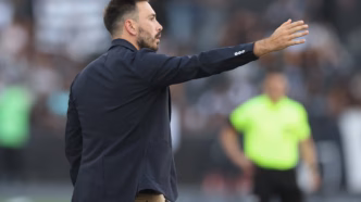 Davide Ancelotti, técnico do Botafogo, falando em entrevista coletiva sobre a importância da Libertadores.