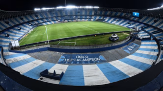 Estádio 'El Cilindro' do Racing Club, local da suposta maldição dos gatos.