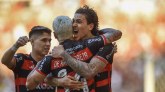 Flamengo trio gols — foto ilustrativa
