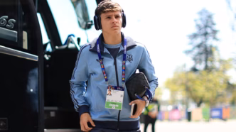 Álvaro Montoro, jogador do Botafogo, em ação com a camisa da seleção argentina na Copa do Mundo Sub-20.