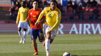 Jordan Barrera com a camisa do Botafogo durante a Copa do Mundo Sub-20 de 2025