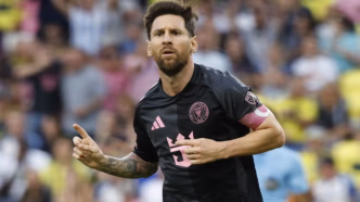 Lionel Messi em ação pelo Inter Miami em 2025, com 37 gols e 19 assistências.