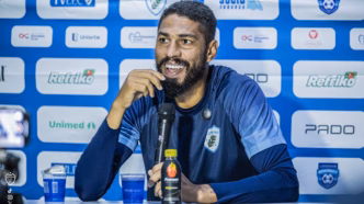Wallace, zagueiro do Londrina, em entrevista coletiva sobre a ansiedade para a final da Série C.