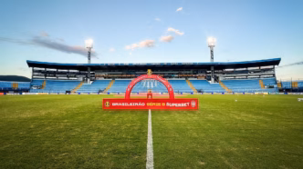 Estádio da Ressacada em Florianópolis, palco do jogo entre Avaí e Criciúma.