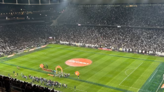 Neo Química Arena, estádio do Corinthians, pronto para receber o jogo contra o Grêmio.