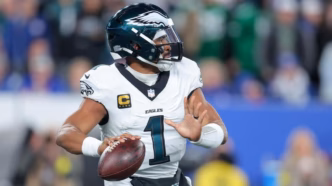 Jalen Hurts, quarterback do Philadelphia Eagles.