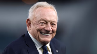 Jerry Jones, dono do Dallas Cowboys, em evento.