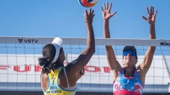 Ana Patrícia em ação na conquista do bronze em Newport