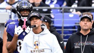 John Harbaugh, técnico do Baltimore Ravens, em entrevista.