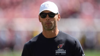 Jonathan Gannon, técnico do Arizona Cardinals, em entrevista coletiva.