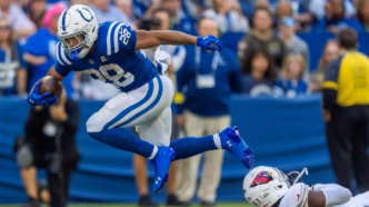 Jonathan Taylor em ação pelo Indianapolis Colts