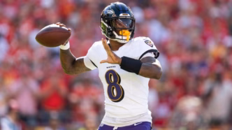 Lamar Jackson retorna aos treinos — foto ilustrativa