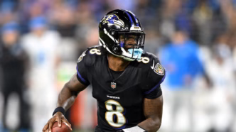 Lamar Jackson lesão status Ravens — foto ilustrativa