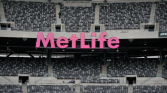 Vista geral do MetLife Stadium, palco de debates sobre a segurança do gramado.