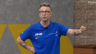 Neto durante o programa Os Donos da Bola
