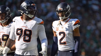 Patrick Surtain II, cornerback dos Denver Broncos em ação.