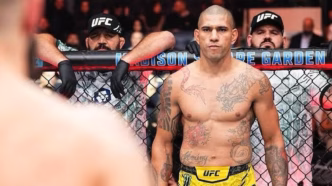 Poatan em foco, lutador do UFC visando recuperação de título.