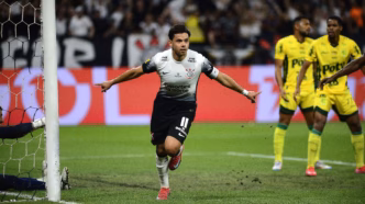 Gol de Romero do Corinthians contra o Mirassol em jogo do Brasileirão.