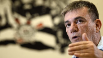 Andrés Sanchez, ex-presidente do Corinthians, em evento do clube.