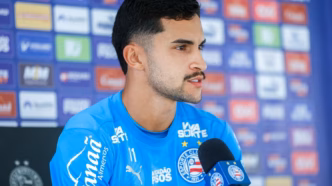 Rodrigo Nestor, meia do São Paulo, em entrevista coletiva.