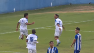 Paysandu comemora gol contra o Mazagão na Copa do Brasil Sub-20