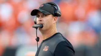 Zac Taylor, técnico dos Cincinnati Bengals, em coletiva após derrota para os Jets.