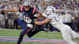 O estádio Highmark Stadium durante a partida entre Patriots e Bills