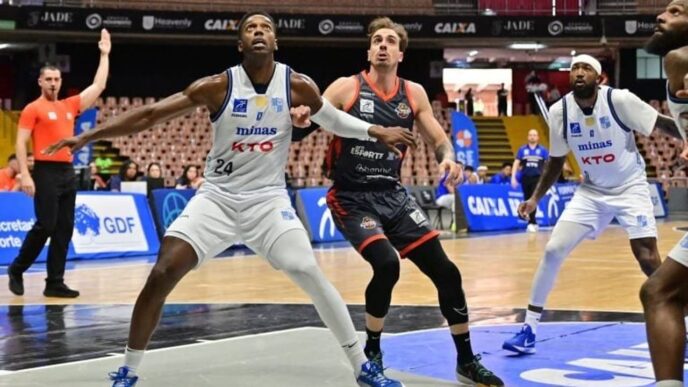 Vista geral do jogo do Torneio de Abertura da NBB
