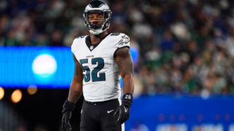 Za'Darius Smith, pass rusher do Philadelphia Eagles, anuncia aposentadoria da NFL após 11 temporadas.