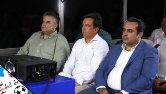 Jugadores del Ciudad de Lucena celebrando.